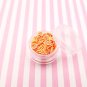 ke CSmall Orange Conversation Heart Mix Polymer Clay Valentine Heart slices (Bag: 15 Grams)