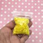 Yellow Lightning Bolt Polymer Clay NON EDIBLE clay sprinkles, Nail Art Slices (Bag: 30 Grams)