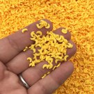 Orange Yellow Harvest Moon Polymer Clay Sprinkle Slices, Polymer Clay Fake Sprinkles (Bag: 14 Grams)