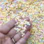 Pastel Melon Polymer Clay Sakura Flower Sprinkles, Fake Sprinkles (Bag: 15 Grams)