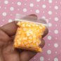 Gradient Orange Polymer Clay Heart Sprinkles, NON EDIBLE Valentines  (Bag: 15 Grams)