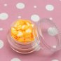 Gradient Orange Polymer Clay Heart Sprinkles, NON EDIBLE Valentines  (Bag: 15 Grams)
