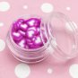 Gradient Magenta Purple Polymer Clay Heart Sprinkles, NON EDIBLE (Bag: 15 Grams)