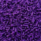 Plum Purple Polymer Clay Long Fake Sprinkles (Bag: 15 Grams)