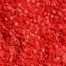 Red Polymer Clay Snowflake Sprinkles, Fake Sprinkles (Bag: 15 Grams)
