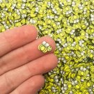 Large Honey Bee Fake Polymer Clay Slice Sprinkles, Insect Nail Art Slices (Bag: 15 Grams)