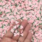 Large Pink Peach Polymer Clay Fruit Sprinkles, Nail Art Slices, NON EDIBLE (Bag: 15 Grams)