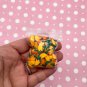 Large Mango Papaya Polymer Clay Fruit Sprinkles, Nail Art Slices (Bag: 30 Grams)
