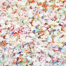 Aziraphale Sprinkle Mix, Rainbow Sprinkles, Faux Polymer Clay Mix with Craft Glitter (Bag: 15 Grams)