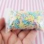 Pastel Candy, Polymer Clay Non Edible Pinwheel Mint Miniature Dessert Slice (Bag: 15 Grams)
