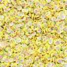 Yellow Roll Cake Polymer Clay Dessert Slices, Nail Art Slices, Faux Dessert (Bag: 15 Grams)