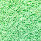 Pastel Green Long Polymer Clay Fake Sprinkles (Bag: 15 Grams)