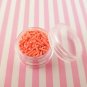 Orange Long Polymer Clay Fake Sprinkles (Bag: 15 Grams)