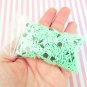 MINT Chocolate CHIP Mix Polymer Clay Fake Sprinkles, Decoden Funfetti Jimmies (Bag: 15 Grams)