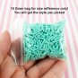 Bright Green Long Polymer Clay Fake Sprinkles (Bag: 15 Grams)