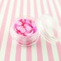 Strawberry Roll Cake Polymer Clay Dessert Slices, Nail Art Slices, Faux Dessert (Bag: 15 Grams)