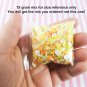 Yellow Mango Fruit Cake with Strawberry, Kiwi, and Orange Polymer Clay Dessert (Bag: 15 Grams)