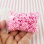 Hot Pink Peppermint Polymer Clay Dessert Candy Slice Sprinkles, Nail Art Slices (Bag: 15 Grams)
