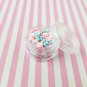 Ferris Wheel Romance, Polymer Clay Non Edible Pinwheel Mint Miniature (Bag: 15 Grams)