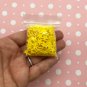 LARGER YELLOW STAR Sprinkle Mix, Polymer Clay Fake Sprinkles (Bag: 25 Grams)