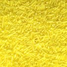 Bright Yellow Long Polymer Clay Fake Sprinkles (Bag: 15 Grams)