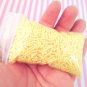 Bright Yellow Long Polymer Clay Fake Sprinkles (Bag: 15 Grams)