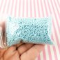 Short Pastel Blue Polymer Clay Fake Sprinkles, Fake Decoden Jimmies (Bag: 15 Grams)
