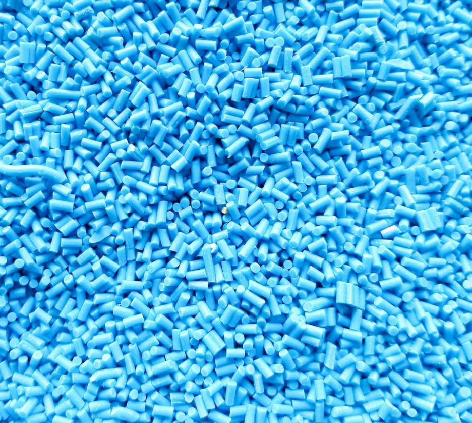 Short Blue Polymer Clay Fake Sprinkles, Fake Decoden Jimmies (Bag: 15 Grams)
