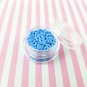 Short Blue Polymer Clay Fake Sprinkles, Fake Decoden Jimmies (Bag: 15 Grams)