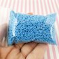 Short Blue Polymer Clay Fake Sprinkles, Fake Decoden Jimmies (Bag: 15 Grams)