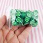 Large Polymer Clay Lime Fruit Slices, Nail Art Slices, Faux Fruit, Miniature Fruit (Bag: 15 Grams)