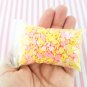 LEMON PUNCH Yellow Polymer Clay Fake Sprinkle Mix with Lemon Slices, Pink, Salmon (Bag: 15 Grams)
