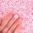 10mm Pink Peppermint Polymer Clay NON EDIBLE Sprinkles, Larger Size (Bag: 15 Grams)