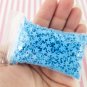 TURQUOISE BLUE STAR Sprinkle Mix, Polymer Clay Fake Sprinkles (Bag: 13 Grams)