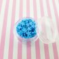 TURQUOISE BLUE STAR Sprinkle Mix, Polymer Clay Fake Sprinkles (Bag: 13 Grams)