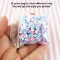 TURQUOISE BLUE STAR Sprinkle Mix, Polymer Clay Fake Sprinkles (Bag: 13 Grams)