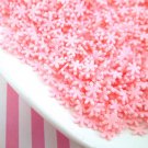 Polymer Clay Pink Snowflake Sprinkles, Fake Sprinkles, Decoden Funfetti Rainbow (Bag: 15 Grams)