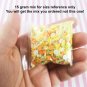 Polymer Clay Pink Snowflake Sprinkles, Fake Sprinkles, Decoden Funfetti Rainbow (Bag: 15 Grams)