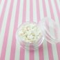 WHITE MOUSE EARS, Pastel Mouse Ears Sprinkle Mix, Polymer Clay Fake Sprinkles (Bag: 15 Grams)