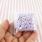 Pastel Purple Donut Loop Polymer Clay Dessert Candy Slice Sprinkles, Nail Art Slices (Bag: 15 Grams)