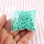 Teal Blue Fruit Rings Polymer Clay Dessert Candy Slice Sprinkles, Nail Art Slices (Bag: 15 Grams)