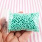 Teal Blue Fruit Rings Polymer Clay Dessert Candy Slice Sprinkles, Nail Art Slices (Bag: 15 Grams)