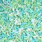 TIDE POOL, Pastel Blue and Green Polymer Fake Sprinkles (Bag: 15 Grams)