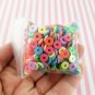 CEREAL 2.0 Fruit Ring Polymer Clay Dessert Candy Slice Sprinkles, Nail Art Slices (Bag: 15 Grams)
