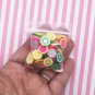 10mm Polymer Clay Fruit Slices, Nail Art Slice Sprinkles, Faux Fruit, Miniature (Bag: 15 Grams)