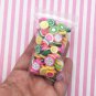 10mm Polymer Clay Fruit Slices, Nail Art Slice Sprinkles, Faux Fruit, Miniature (Bag: 15 Grams)