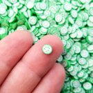 Polymer Clay Cucumber slices, Cucumber Nail Art Slices, Faux Food, Miniature (Bag: 30 Grams)