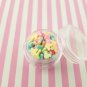 TRICOLOR MOUSE EARS, Pastel Mouse Ears Sprinkle Mix with Pink, Yellow, and Blue (Bag: 15 Grams)