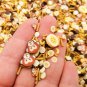 Monkey See Monkey Do, Sprinkle Mix with 1 Resin Cab, Polymer Clay Fake Sprinkles (Bag: 15 Grams)