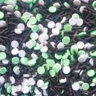 MINT COOKIE Mix, Brown with and White and Mint Chip Polymer Clay Fake Sprinkles (Bag: 15 Grams) MINT COOKIE Mix, Brown with and White and Mint Chip Polymer Clay Fake Sprinkles (Bag: 15 Grams)
